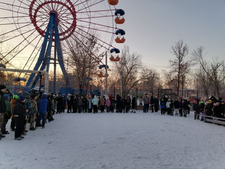 Ночное ориентирование в Городском парке Рубцовска.